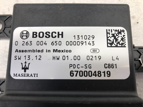 2014-2017 MASERATI QUATTROPORTE AWD PARK ASSIST CONTROL MODULE OEM - Picture 5 of 5