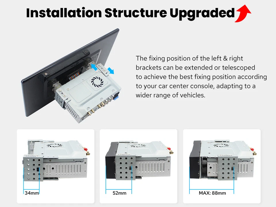 8+128GB JOYING 8 Kern 15.1” Universal Carplay & Android Auto Bluetooth Autoradio - Bild 3 von 4