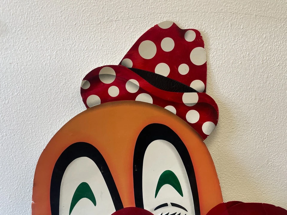 Vintage Kraft Clown Advertising Sign Store Display Circus Carnival Art - Image 4 of 4