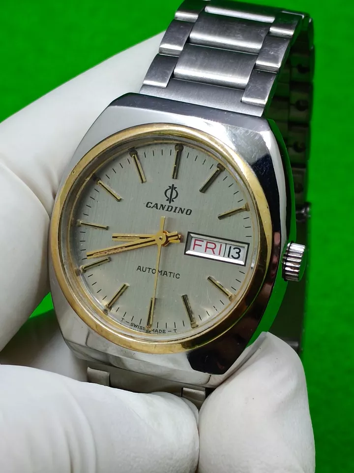 vintage CANDINO watch Mechanical Automatic Day / Date Indicator - Image 4 of 4