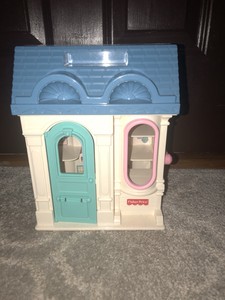 fisher price dollhouse blue roof