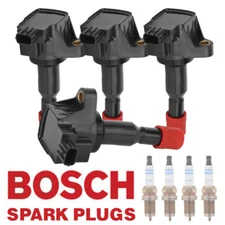 For 2007-2008 Honda Fit 1.5L MK Ignition Coil & BOSCH Iridium Spark Plug Set
