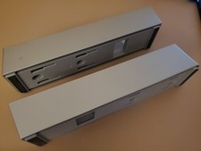 Lot Of 2 RVL-017 Genuine Nintendo Stand/Base for Wii Silver No Clear Base 