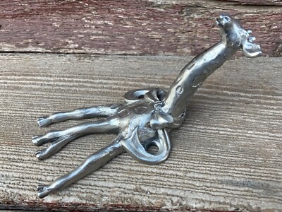 Seagull Pewter カナダ製 壁掛けフック 3個セット VTG 1993 Seagull Canada Zinn Pewter GIRAFFE Wall Hook | eBay