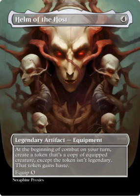 Helm of the Host - High Quality Altered Art Custom Cards