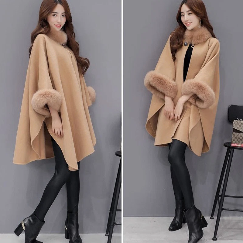 Poncho jacket womens sale