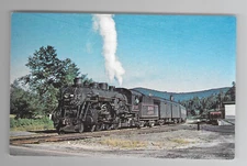 Boston & Maine Railroad Steam Engine Locomotive 3700 Audio Visual Postcard