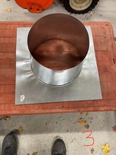 Cone roof flashing 12RTF (straight) 12  flat ...