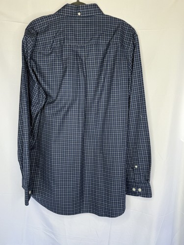 Duluth Trading Co Wrinkle Fighter Long Sleeve Button Down M ,Sz L Plaid Trim Fit - Picture 3 of 15