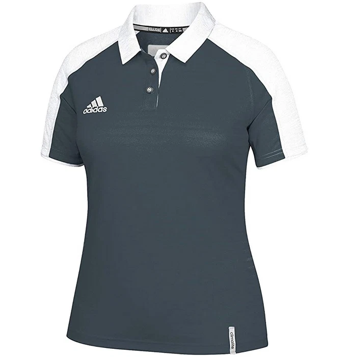 Adidas Modern Varsity Womens Polo, Onix-White, M