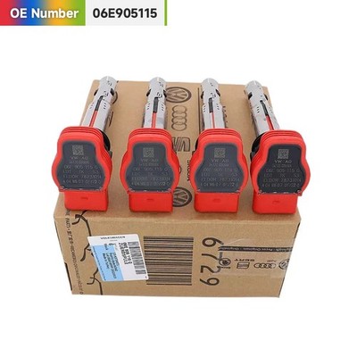 Original 4 Ignition Coil Spark Plug Pack For Audi A3 A4 A5 Q5 A6 Q3 TT 2.0T