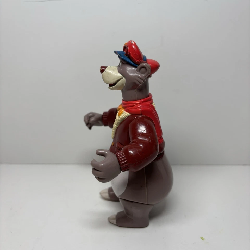Figura de acción Talespin Baloo 1991 Disney Playmates casi 5" oso de juguete vintage Foto 4 de 4