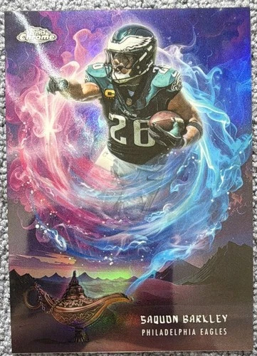 2025 Topps Chrome Saquon Barkley Base (RAW)