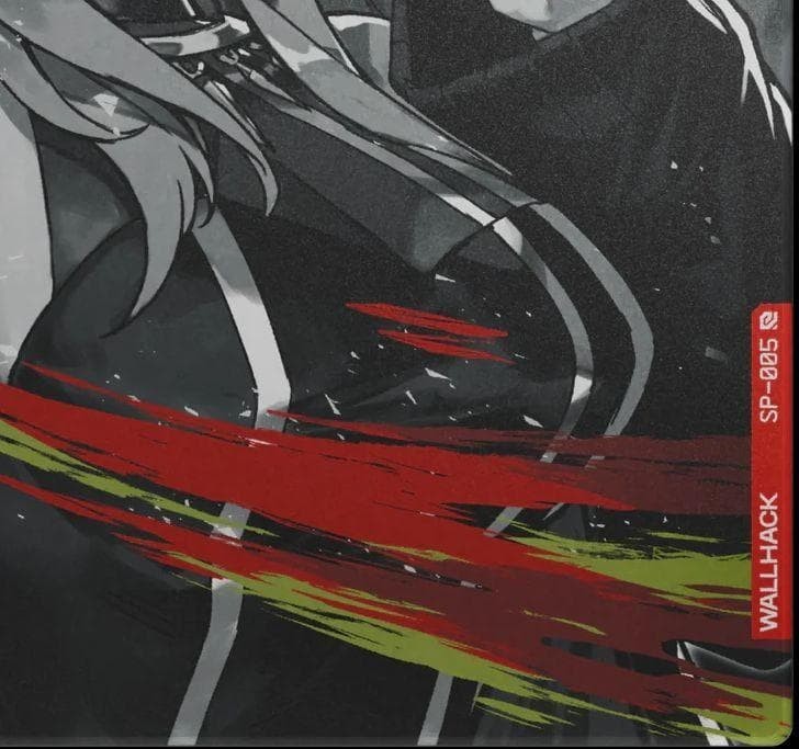 Wallhack SP-005 glass mouse pad Shishiro Botan collabo Limited