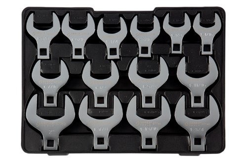Sunex 9721A 14-piece 12 In Drive Jumbo Fractional Sae Crowfoot Wrench Set 22490₽