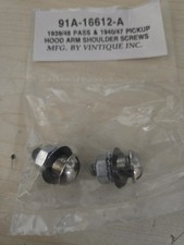 1939-1948 Ford Car Hood Arm Support Bolts Also 1940-1947 Ford Pickup 1939-1948 Ford Car Hood Arm Support Bolts Also 1940-1947 Ford Pickup