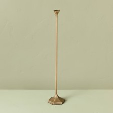 30"x5.8" Oversized Floor Taper Candlestick Brass - Hearth  Hand with Magnolia