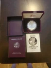 1991 S American Silver Eagle Dollar Proof W/ Box & COA  99.9% SILVER