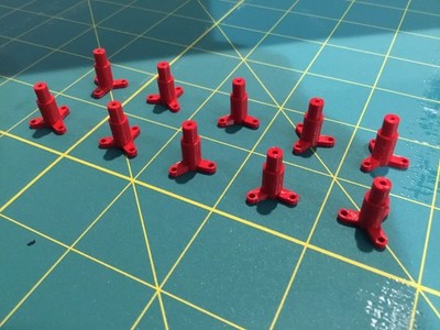 UMX Turbo Timber X / Timber / Cessna 182 Aluminum Prop Adapter Red (10 Pack)