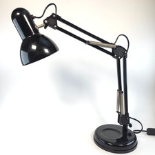 Desk Lamp Table Light Black Swing Arm Architect Task Adjustable E27 Bulb