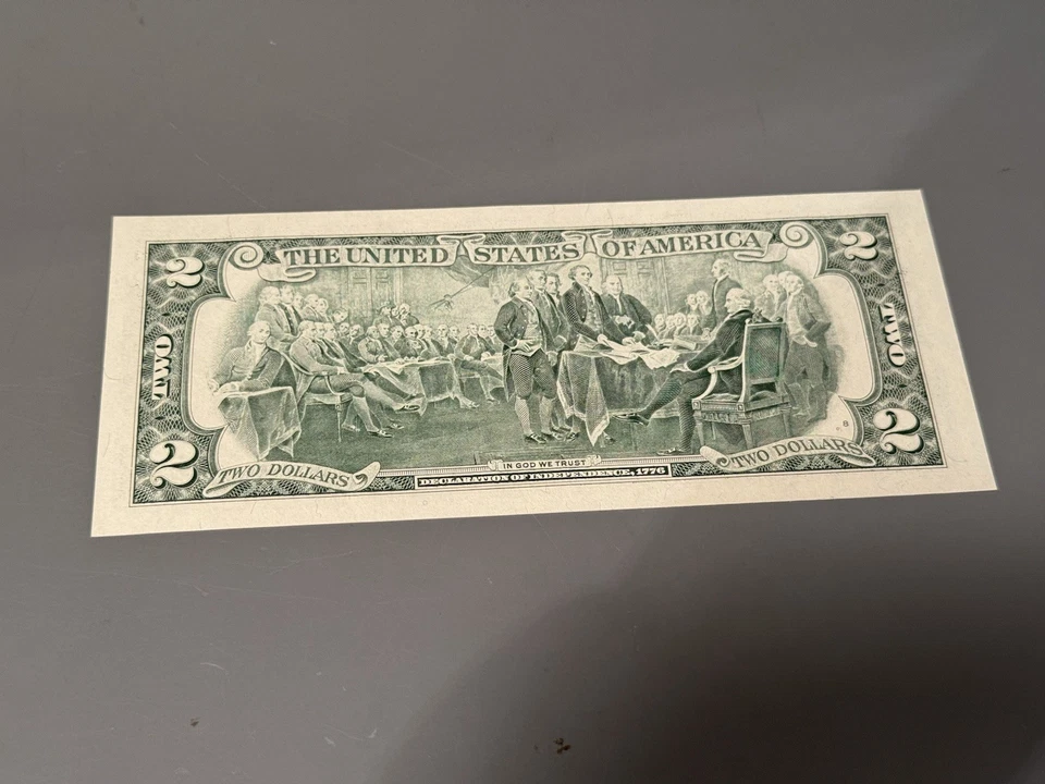 2.00 Dollar Bill Series 1995 F03263676B Uncirculated - Image 4 of 4