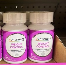 Continuum Weight Management pills Berberine Tablets 30 Count NEW Sealed Diet