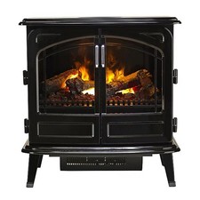 Image of Dimplex Opti-Myst Grand Noir Freestanding Electric Stove 2kW Black RTOPSTV20GN