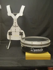Dynasty Wedge Marching Snare 14"x7" W/ Harness serial 10783 - Black