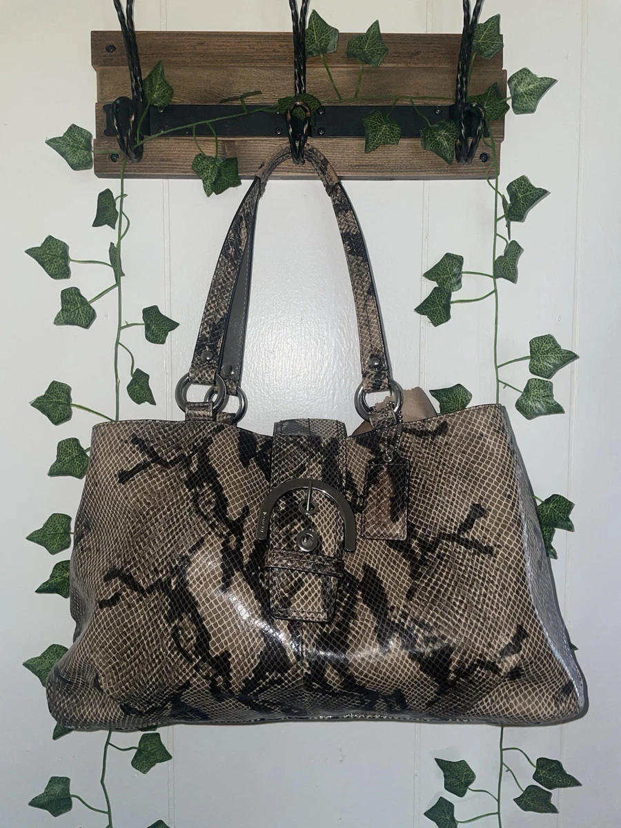 Coach Python Leather Exterior Tote Bags & Handbags for Women for