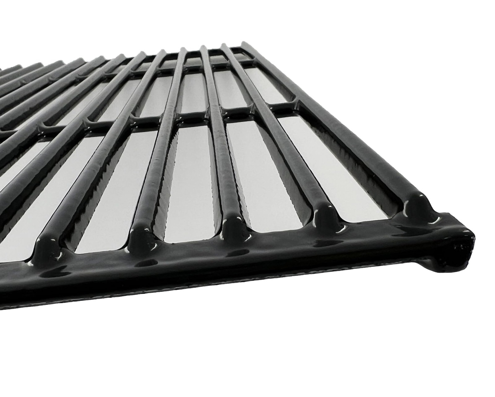 Grill Grates BBQ Grate Grid 19x25 2pcs Porcelain Coated Cast Iron Replacement