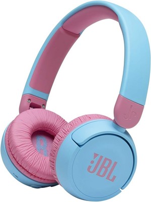 JBL Jr 310 BT Kinder On-Ear Kopfhörer mit Bluetooth und Hellblau/Pink 