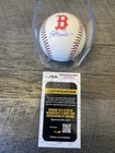 Garrett Crochet Autographed Boston Red Sox Logo Major League Baseball JSA