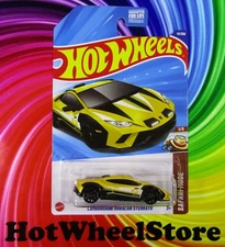 2025  Hot Wheels   Yellow  LAMBORGHINI HURACAN STERRATO   Card #41   HW28-120325