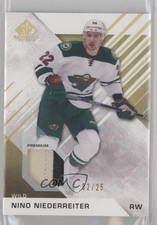 2016 SP Game Used Gold Spectrum Premium Material 2/25 Nino Niederreiter #22 2u9