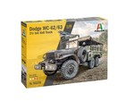 Italeri 96230 Dodge WC62 1 1⁄2 t 6x6 Truck, 1:35 Scale, Plastic Model Kit/Model