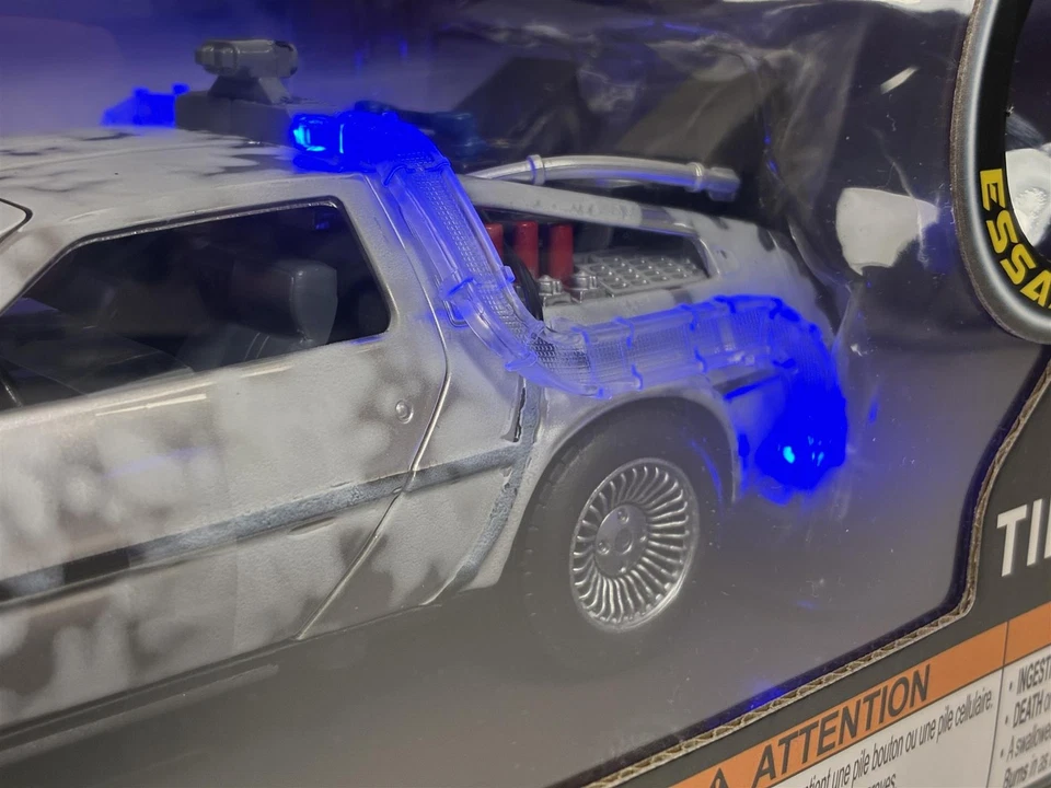 Back To The Future Time Machine Frosted Working Lights 1:24 Jada 36145 - Image 4 of 4