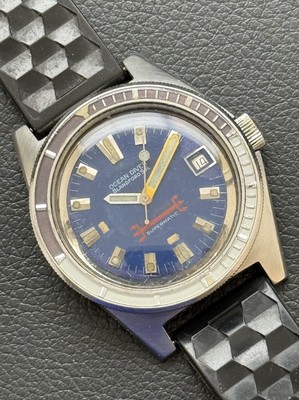 Squale Blandford Ocean Diver 25 Atmos 250 Supermatic Blue Vintage