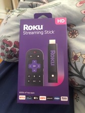 Roku Streaming Stick HD 2025 — HD Streaming Device for TV with Roku Voice Remote