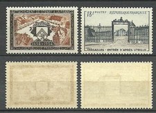 FRANCE - 1954 YT 987 à 988 CHÂTEAU DE VERSAILLES / ARMOIRIES  TIMBRES NEUF** MNH