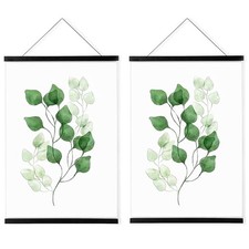 2 Pack Magnetic Poster Hanger Frame - 16x20 16x24 16x12 Wooden Poster Frame, ...