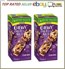 2 Pack - Nature Valley Chewy Trail Mix Fruit & Nut Granola Bars 48 ct.