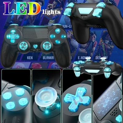 LED Bluetooth Wireless Controller For PlayStation 4 PS4/PS4 Pro/PS4 Slim