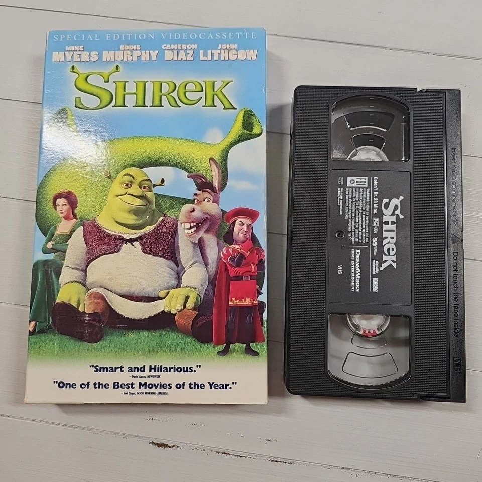 Shrek VHS 2001 Special Edition Big Box Very Good Condition  - Image 4 of 4
