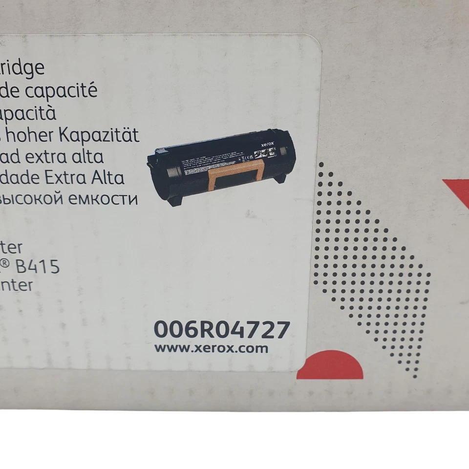 Black Extra High Capacity Toner Cartridge 00R04727 For Xerox B410 B415 Printer - Image 3 of 4