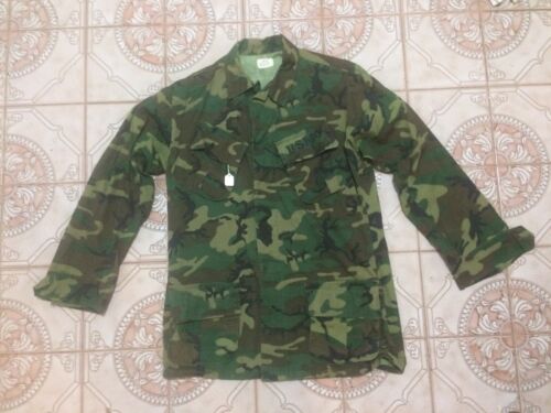 VTg Usmc poplin ERDL 70 JUNGLE CAMO VIETNAM COMBAT 1970 jacket Shirt M Lg - Picture 1 of 10