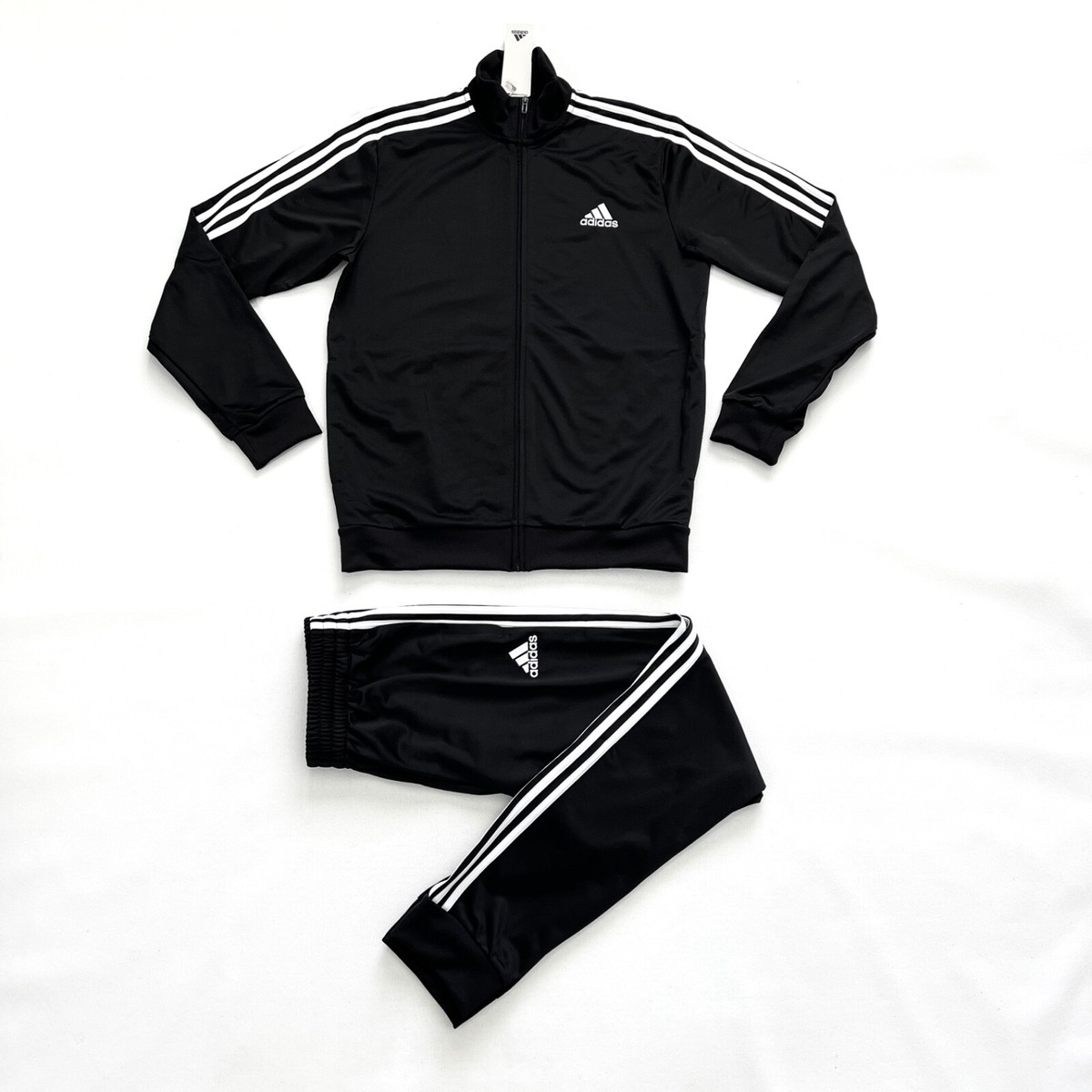 C775【adidas】トレーニングジャケット【メンズM相当】ブラック adidas アディダス トレーニングジャケット メンズ M 247 クロス