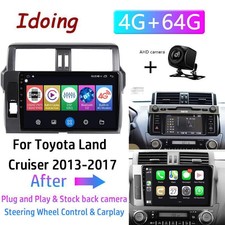 Car Radio Navi GPS for Toyota Land Cruiser Prado150 2014-2017 Android 12 CarPlay