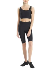 Josie Natori Women's Active Solstice Asymmetrical Cropped Cami Top