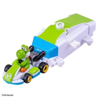 Yoshiです　ストックカーミニカー55台セット Tomica Drift Mario Kart Drift Starter Set Yoshi & Standard Kart