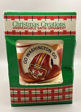 Washington Redskins NFL Football Christmas Creations Unbreakable Satin Ornament